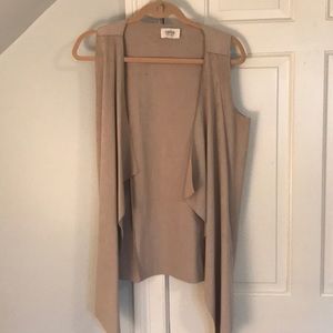 Suede vest